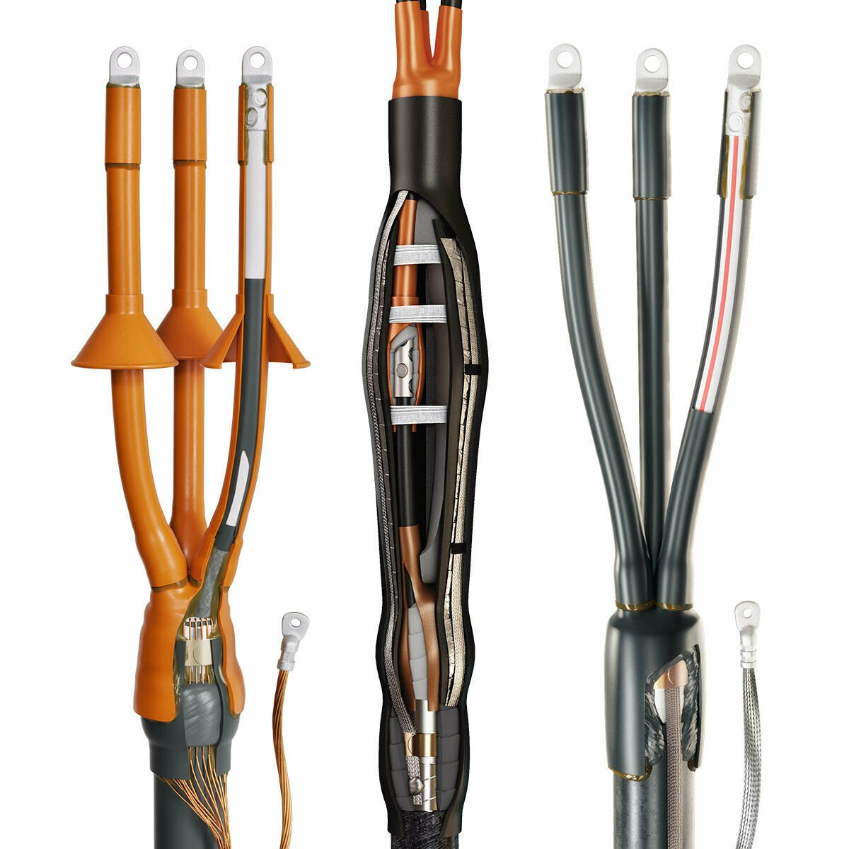 Муфта кабельная 3ПСтт 10-150/240 М
