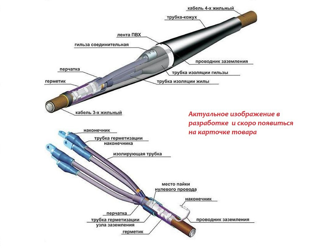 Муфта кабельная 4ПКТп(б)-1-300
